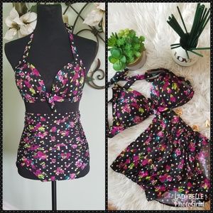💗High waisted 2 pc Floral Swimsuit💗